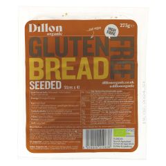 Dillon Organic Sliced Gluten Free Seeded Brea - 4 x 275g (BT084)