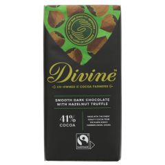 Divine 41% Dark Smooth Hazelnut - 15 x 90g (ZX365)