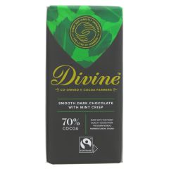 Divine Dark Chocolate with Mint - 15 x 90g (ZX001)