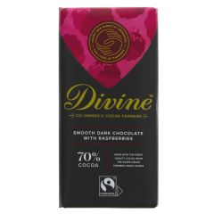 Divine Dark Choc with Raspberries - 15 x 90g (KB534)
