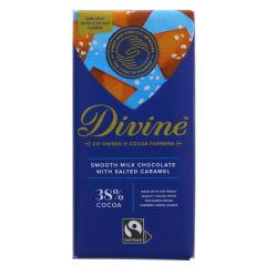 Divine Milk Choc with Salted Caramel - 15 x 90g (KB459)