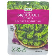 Dj&a Salt & Vinegar Broccoli Floret - 12 x 25g (ZX619)