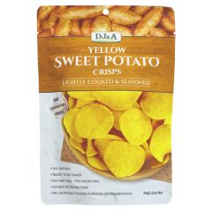 Dj&a Yellow Sweet Potato Crisps - 10 x 35g (ZX080)