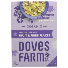 Doves Farm Fruit & Fibre Flakes - 5 x 375g (MX080)