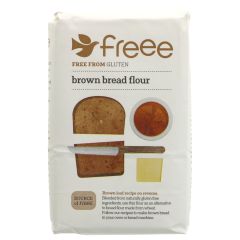 Doves Farm Gluten Free Brown Bread Flour - 5 x 1kg (FG522)