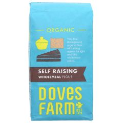 Doves Farm Self Raising Wholemeal Flour - 5 x 1kg (FG115)
