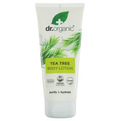 Dr Organic Tea Tree Body Lotion - 6 x 200ml (DY343)