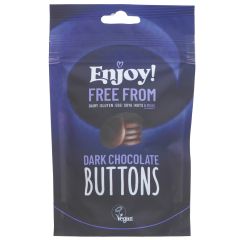 Enjoy! 70% Dark Chocolate Buttons - 6 x 100g (KB402)