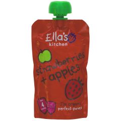 Ellas Kitchen Strawberries & Apples - 7 x 120g (BB078)