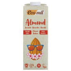 Ecomil Almond Drink Classic Low Sugar - 6 x 1l (SY247)