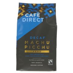 Cafedirect Machu Picchu Decaf Ground - 6 x 227g (TE493)
