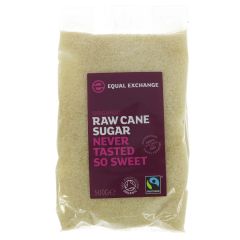 Equal Exchange Raw Cane Sugar - organic - 10 x 500g (LJ500)