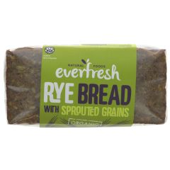 Everfresh Natural Foods Sliced Sprouted Rye Bread - 8 x 380g (BT015)