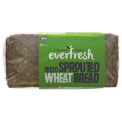 Everfresh Natural Foods Sliced Sprouted Wheat Bread - 8 x 380g (BT018)