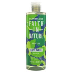 Faith In Nature Body Wash - Avocado - 6 x 400ml (DY351)