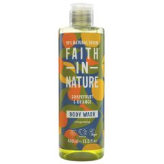 Faith In Nature Body Wash - Grapefruit &Orange - 6 x 400ml (DY501)