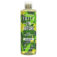 Faith In Nature Shampoo - Hemp & Meadowfoam - 6 x 400ml (DY420)