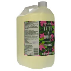 Faith In Nature Hand Wash - Wild Rose - 5l (DY473)