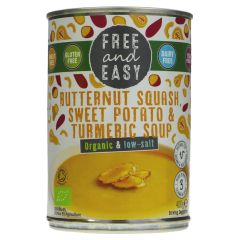 Free & Easy Butternut,Sweet Potato,Turmerc - 6 x 400g (VF297)