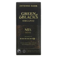 Green & Blacks 85% Dark Chocolate  - 15 x 90g (KB034)