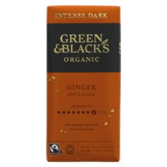 Green & Blacks Dark Chocolate & Ginger - 15 x 90g (KB132)