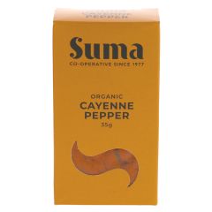 Suma Cayenne Pepper - organic - 6 x 35g (HE062)