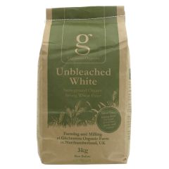 Gilchesters Organics White Flour Strong Unbleached - 4 x 3kg (FG025)