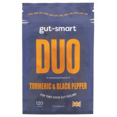 Gut-smart DUO Turmeric & Black Pepper - 120 tablets (VM175)