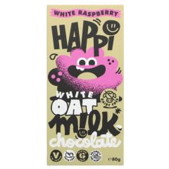 Happi White Chocolate & Raspberry - 12 x 80g (ZX983)