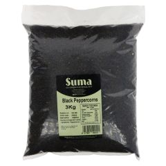 Bulk Whole Spices Peppercorns - black - 3 kg (HE022)