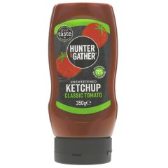 Hunter And Gather Tomato Ketchup Unsweetened - 6 x 350g (KJ323)