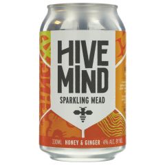 Hive Mind Sparkling Mead - Ginger - 12 x 330ml (RT051)