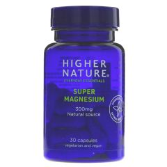 Higher Nature Super Magnesium 300mg - 1 x 30 (VM153)