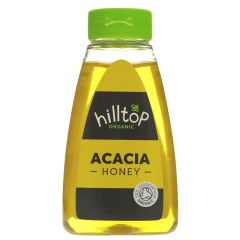 Hilltop Honey Organic Acacia Honey - 6 x 340g (HY075)
