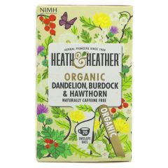 Heath And Heather Dandelion,Burdock & Hawthorn - 6 x 20 bags (TE160)