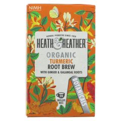 Heath And Heather Turmeric Root Brew - 6 x 20 bags (TE594)
