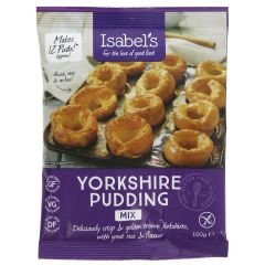 Isabels Naturally Free From Yorkshire Pudding Mix - G/Free - 8 x 100g (FG084)