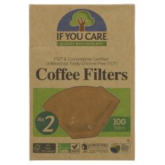 If You Care Coffee Filters - Number 2 - 12 x 100 (NF198)