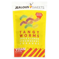 Jealous Sweets Tangy Worms Share Bags - 7 x 125g (ZX472)