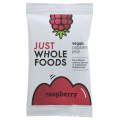 Just Wholefoods Jelly, Raspberry, Vegan - 12 x 85g (VF176)