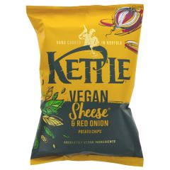 Kettle Chips Sheese & Red Onion - 8 x 130g (ZX427)