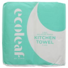 Ecoleaf By Suma Kitchen Towel 3 Ply Twin Pack - 12 x 2 rolls (NF091)