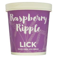 Lick Raspberry Ripple Ice Cream - 6 x 480ml (XL328)