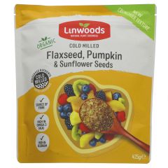 Linwoods Flax,Sunflower & Pumpkin Seeds - 12 x 425g (MD101)