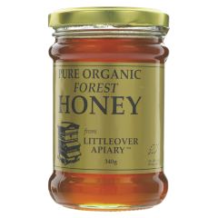 Littleover Apiaries Organic Forest Honey - 6 x 340g (HY052)