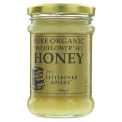 Littleover Apiaries Organic Wildflower Set Honey - 6 x 340g (HY041)