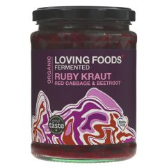 Loving Foods Ruby Beetroot Kraut - 6 x 475g (CV928)