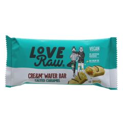 Loveraw Cre&m Filled S/Caramel Wafer - 12 x 45g (KB899)