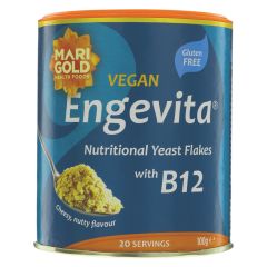 Engevita Yeast Flakes with Vitamin B12 - 6 x 100g (LJ020)