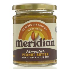 Meridian Peanut Butter - smooth + salt - 6 x 280g (GH026)